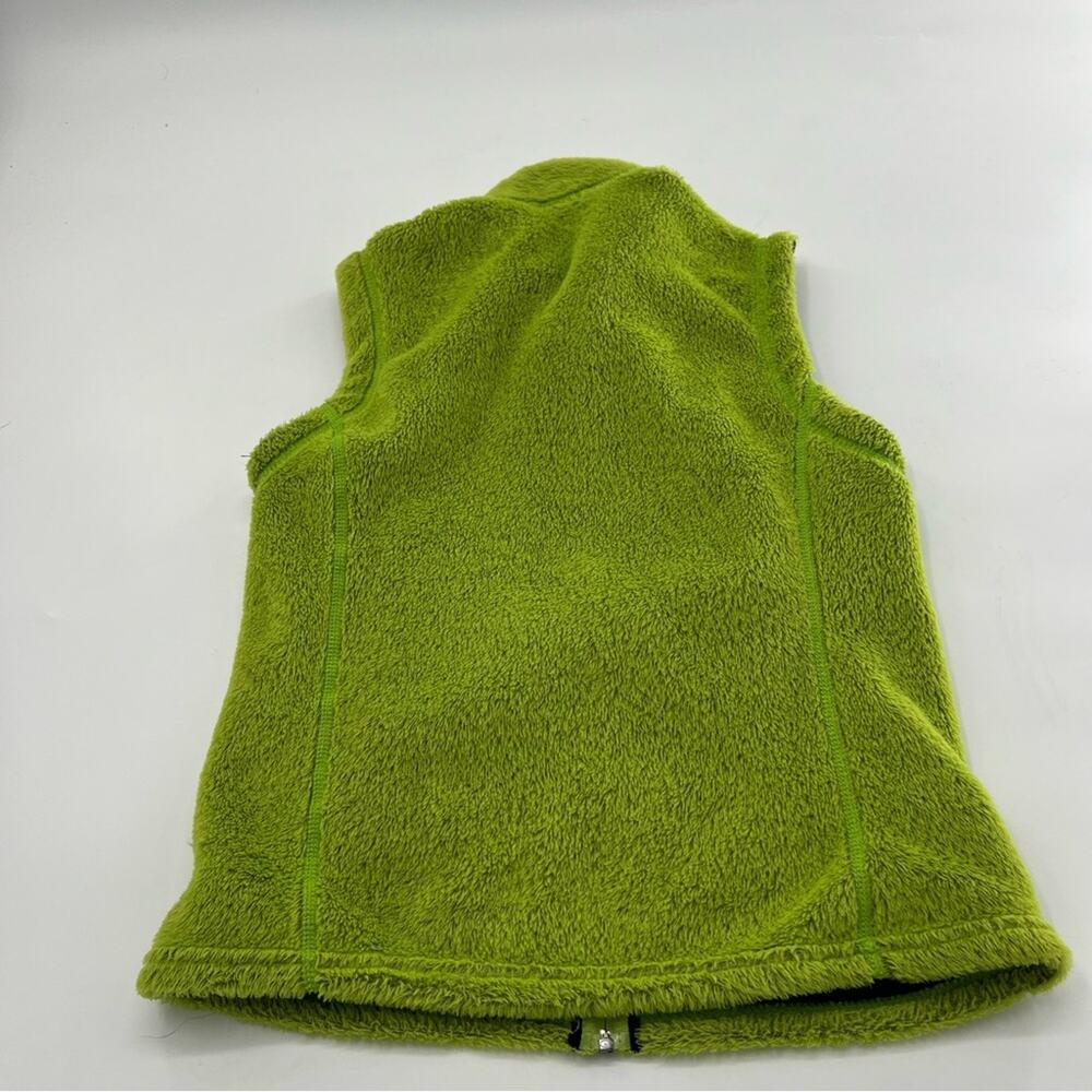 Patagonia Lime Green Fleece Vest - Picture 4 of 7